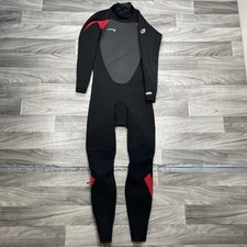 O'Neill Epic 3/2 Wetsuit Adult Size M Black / Red Full Length Long Sleeve Suit
