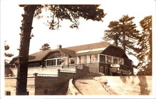 Hotel at MT. WILSON, California Real Photo Postcard