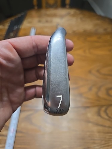 Left Hand Mizuno JPX 923 Hot metal Pro 7 Iron Extra Stiff Flex Steel Aaa - Picture 3 of 8