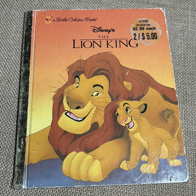 The Lion King, A Little Golden Book Disney s (1994) Children's Story