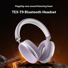 Wireless Bluetooth Over-Ear Headphones with Built-In Microphone