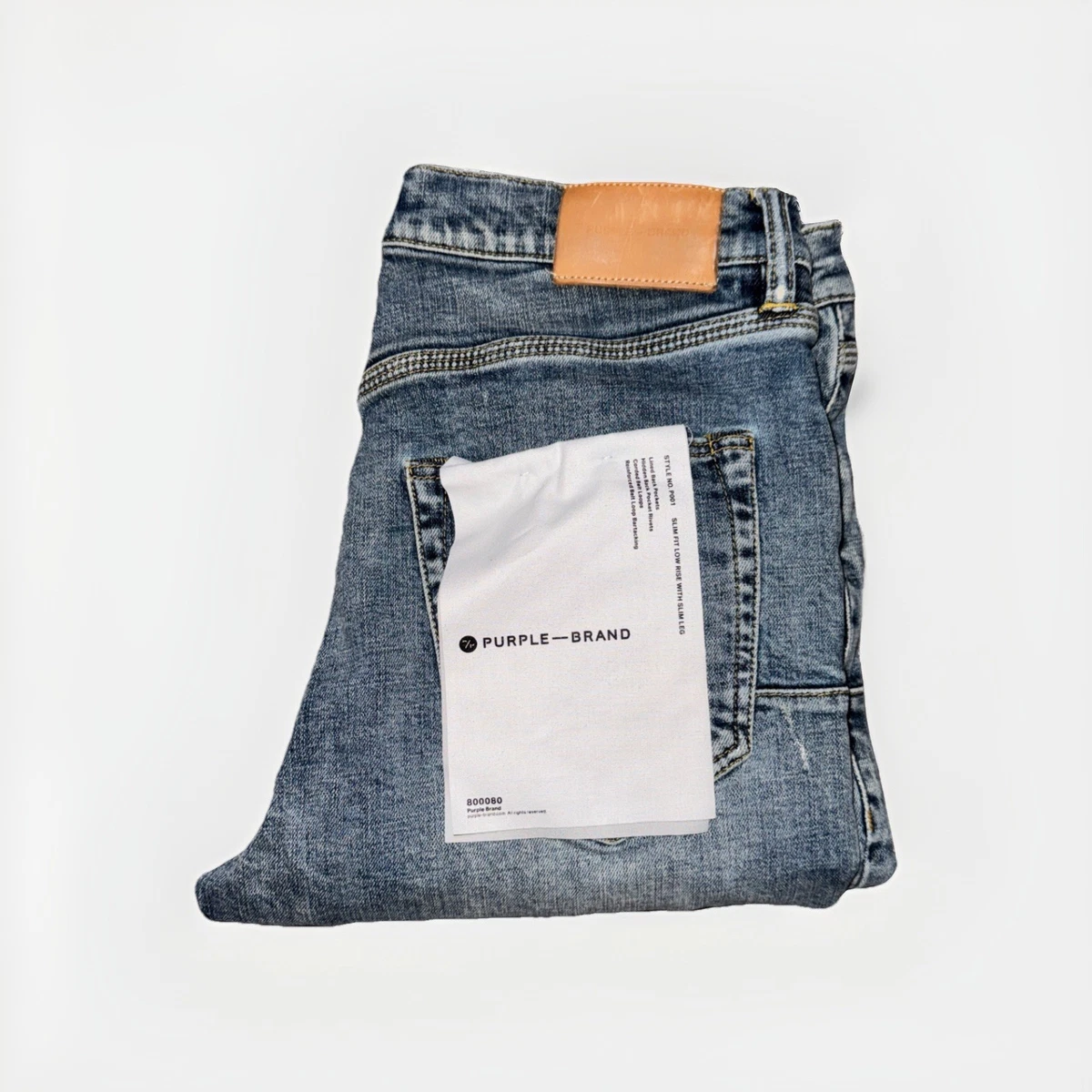 PURPLEスリムフィットデニム29インチ 正規品 PURPLE BRAND パープルブランド SLIM FIT LOW RISE WITH LEG スリム