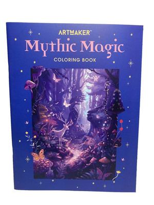 Artmaker Mythic Magic Coloring Book 15 pages