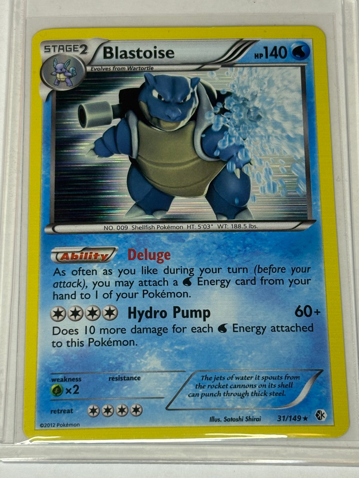 Blastoise #31 Pokemon Boundaries Crossed HOLO MINT!