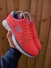 Scarpe da ginnastica Skechers Synergy Elite Status da donna UK 7 rosa viola memory foam 12099