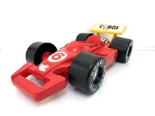 Corgi Toys F1 Grand Prix Racing Car Storage Toy Car Carry Case Red Vintage 1986