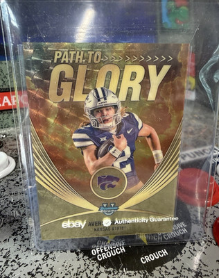 2025 Bowman Chrome U Avery Johnson Kansas State QB 1st Bowman Superfractor 1/1