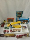 Vintage Corgi & Tootsie Toys Diecast Car Truck Lot Fire Engine , Mack Truck