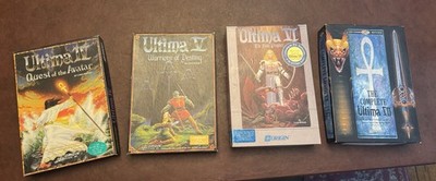Ultima IV V VI VII Collection Origin Systems - In Boxes with Maps, Doc, & Disks