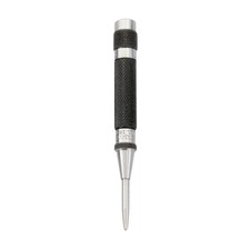 Starrett Automatic Center Punch with Hardened Steel Metal 100mm x 11mm, Black