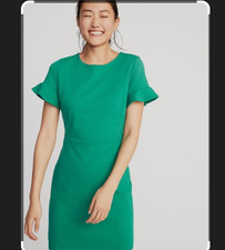 NWT Old Navy Green Flutter Ruffle Sleeve Sheath Shift Dress Womens Plus Size XL