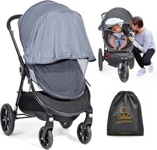 Orzbow Universal Baby Mosquito Net & Buggy Sun Shade with UPF50+,Breathable Pram
