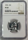 1955 Washington Quarter Proof NGC PF69