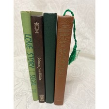 Vintage Hardcover Book Bundle Walden Thoreau Love Story Christian Staging Decor