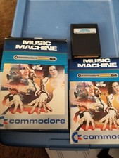 VINTAGE 1981 COMMODORE 64 MUSIC MACHINE SOFTWARE Box Manual Cartridge