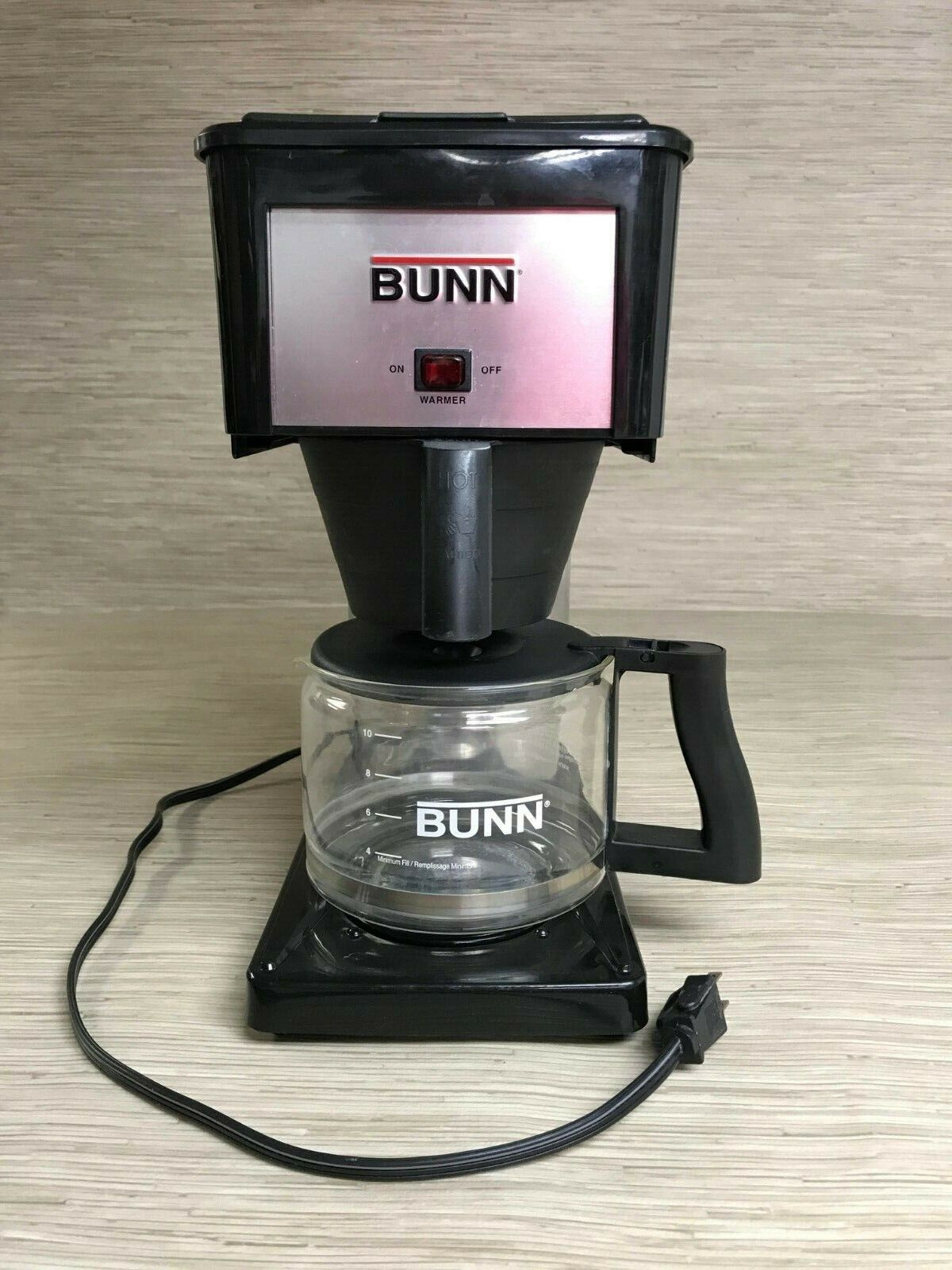 Bunn BXB Velocity Coffee Maker Black Silver Drip Basket Filter 10 C Glass Decant Tanie oferty