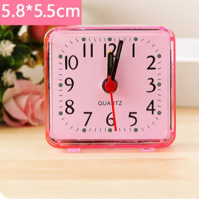 Fashion Mini Quartz Clock Travel Alarm Clock Bedroom Home Desk