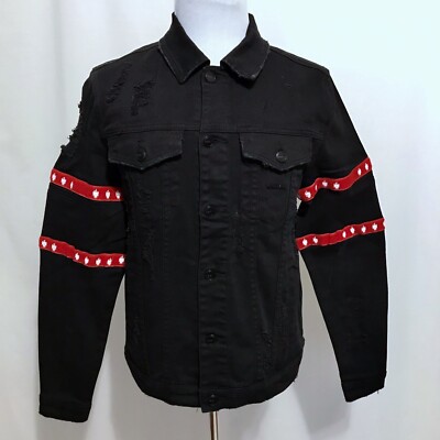 Preme NWOT Black Wash Jean Jacket Men M