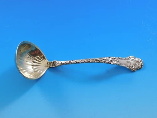 Poppy by Gorham Sterling Silver Sauce Ladle Shell Bowl Gold-Washed 5"