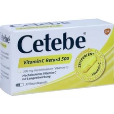 Cetebe Vitamin C Delayed Release Capsules 500 MG 30 Piece