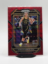 2023 Panini Prizm WNBA Karlie Samuelson Ruby Wave Prizm #66 Los Angeles Sparks