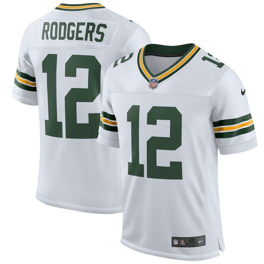 話題の人気 ナイキ メンズ ユニフォーム トップス Aaron Rodgers Green Bay Packers Nike Vapor Elite  Jersey