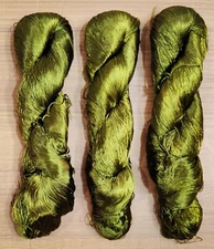  3 Thread Yarn Lace Skeins Knitting Work Reel Silk Fabric 345g Woven Sari