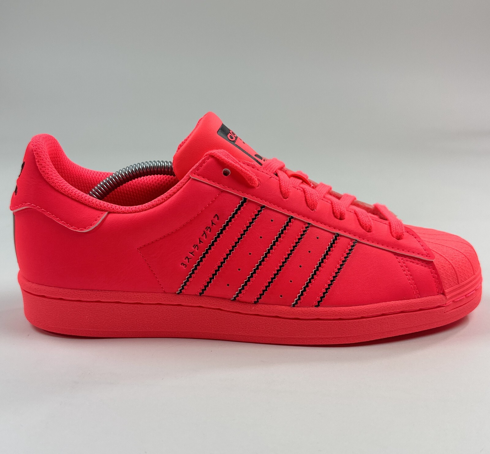 Adidas Originals Superstar Mens Turbo Red Low Top Shoes Sneakers