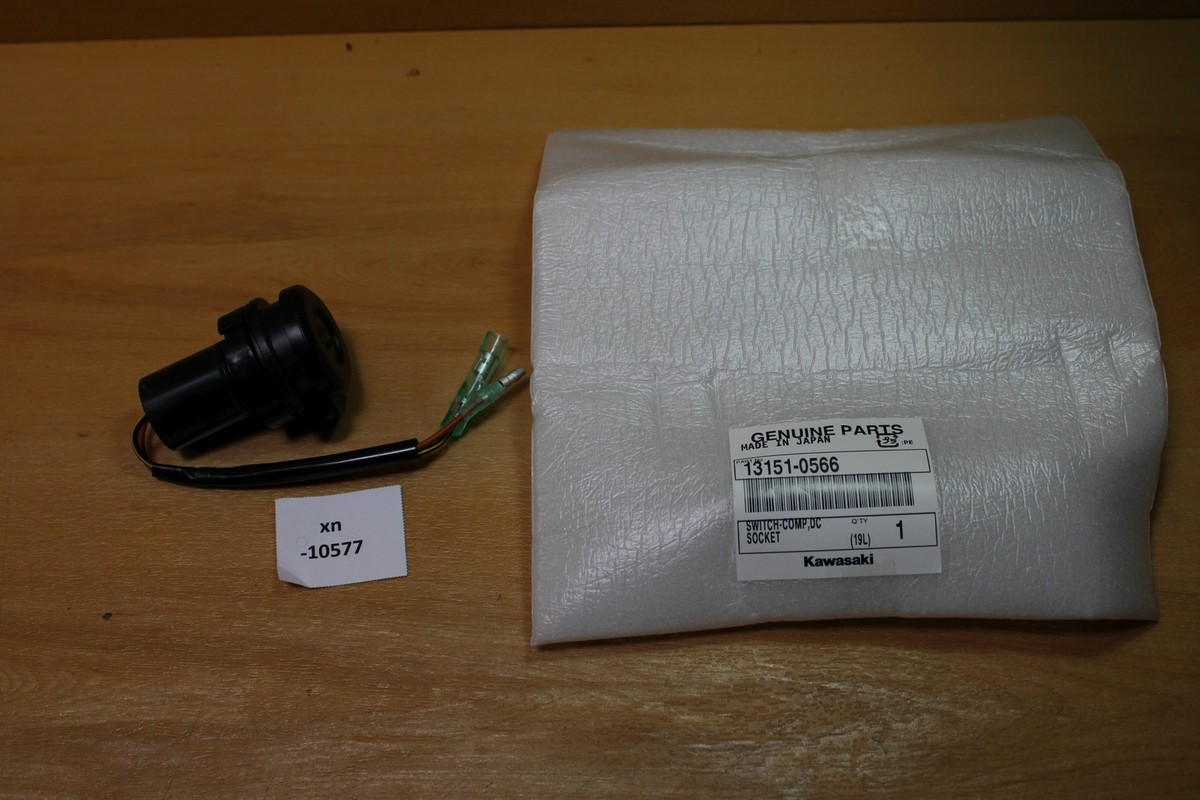 Kawasaki 13151-0566 Switch-comp, Dc Socket NOS NEU genuine xn10577
