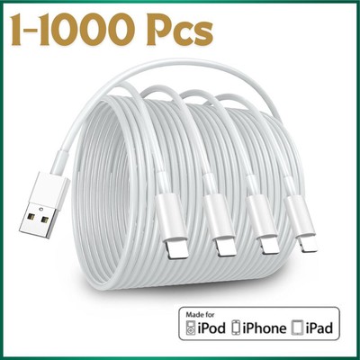 Charging Cable USB A to L Data Cord For iPhone 6 7 8 X 11 12 13 14 Pro Max Lot