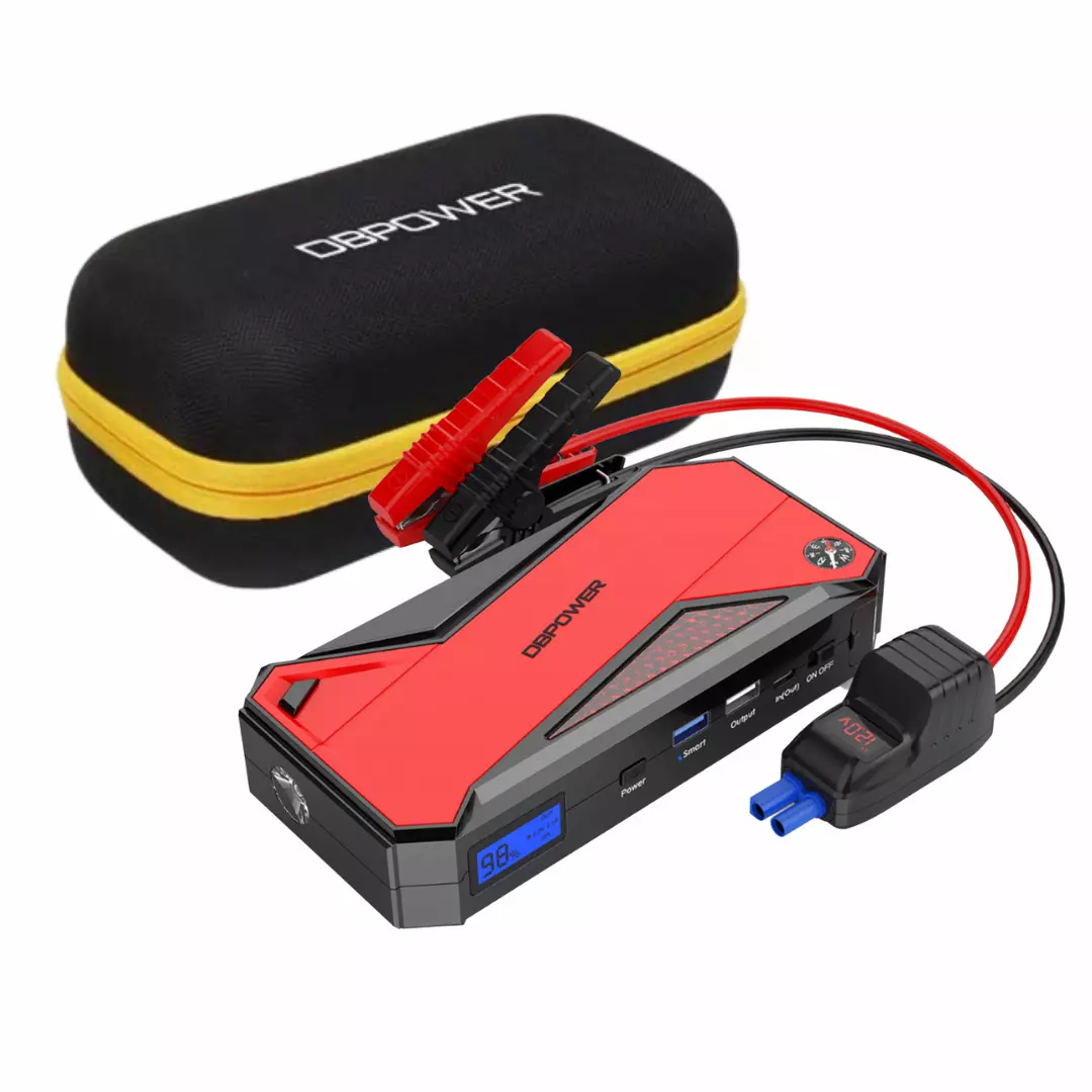 DBPOWER Car Battery Charger Jump Starter 1600Amp Peak 18000mAh