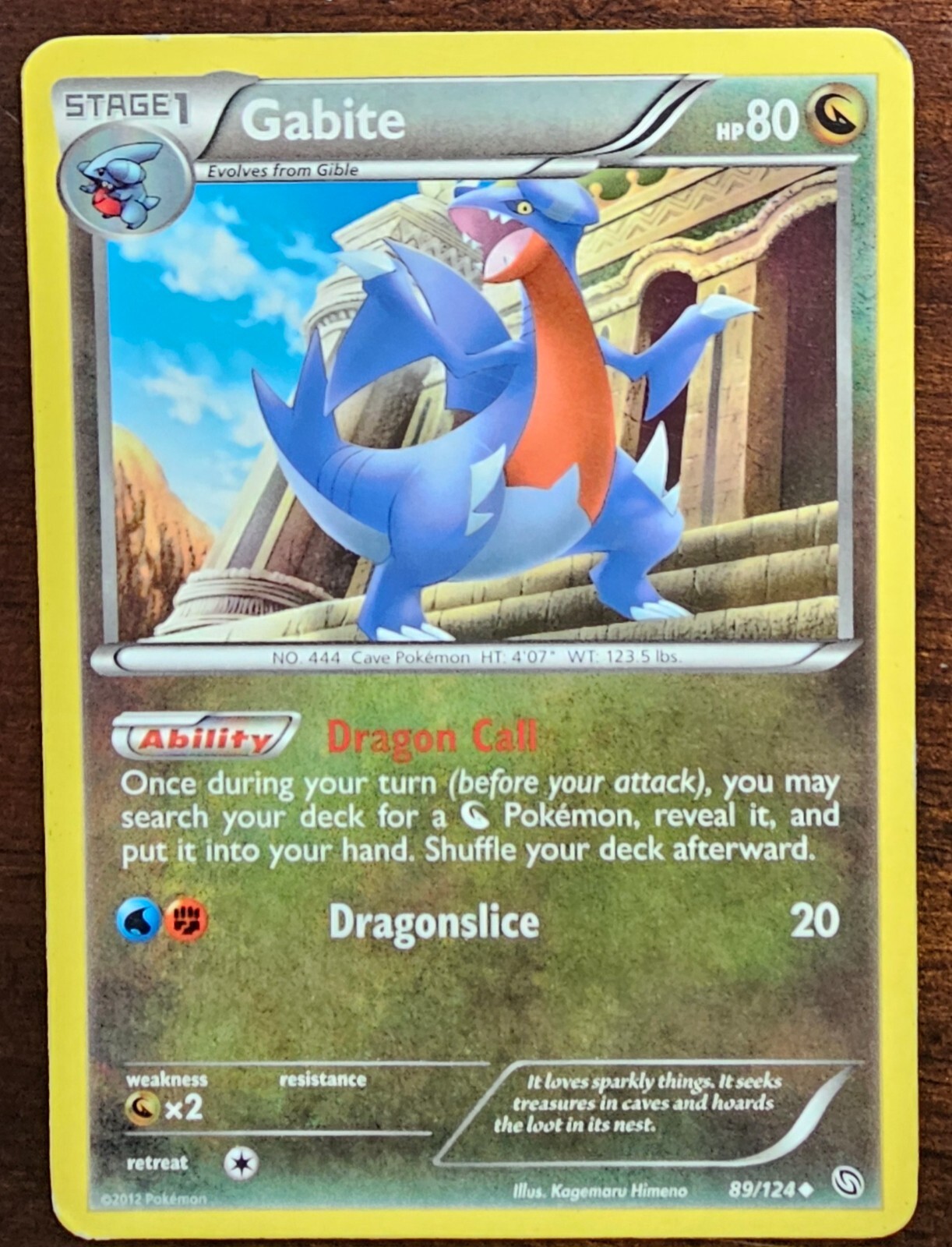 Gabite - Regular - 89/124 - Dragons Exalted - LP