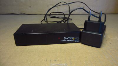 STARTECH ST122LGB 2-Port VGA Video Splitter SVGA - 250 MHz 1920x1440 - INCL PSU