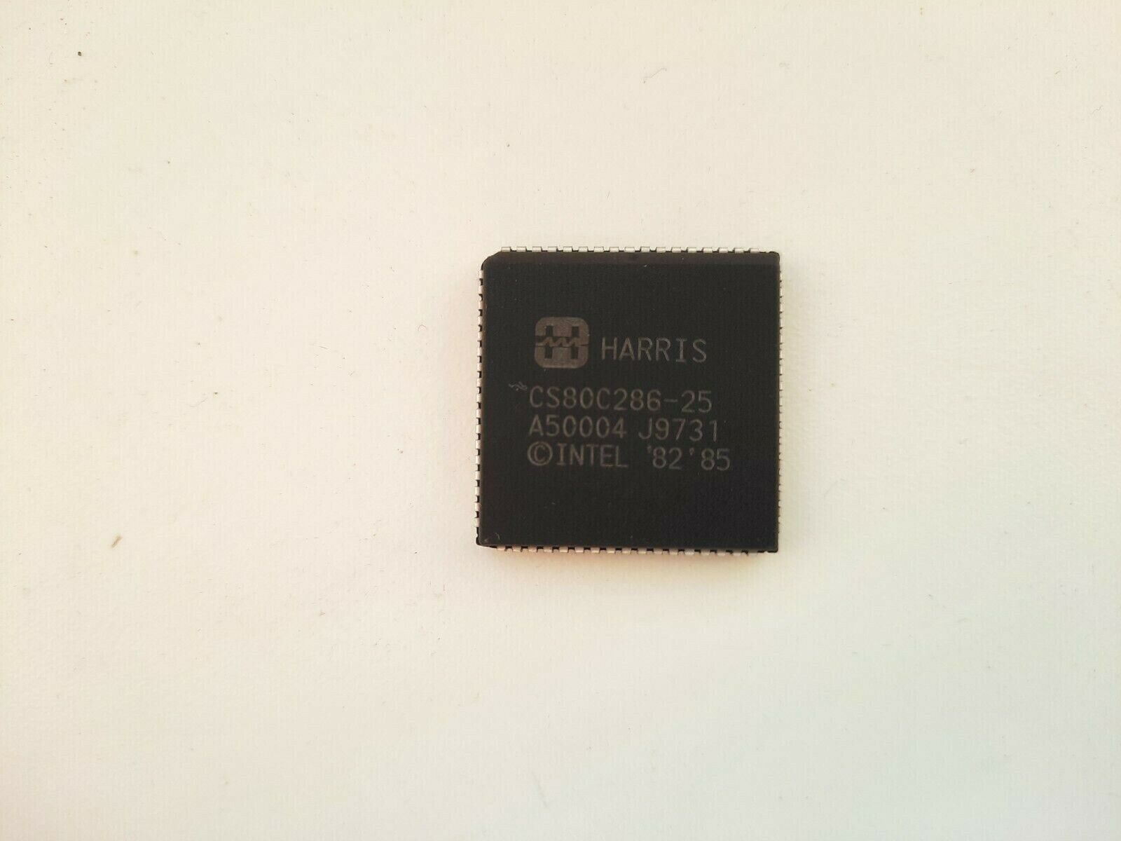 Intel 80286 25MHz Harris CS80C286-25 80286 25MHz fastest 286 PLCC68 NOS