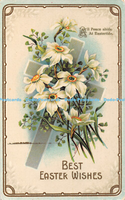 R453036 Beste Osterwünsche Alle Frieden bleiben Serie 14470 Grußkarte Postkarte