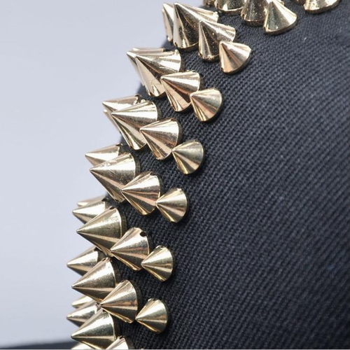 Sporting Fashion Spike Studded Baseball Cap Punk Snapback Adjustable Spiked Hat - Picture 3 of 8