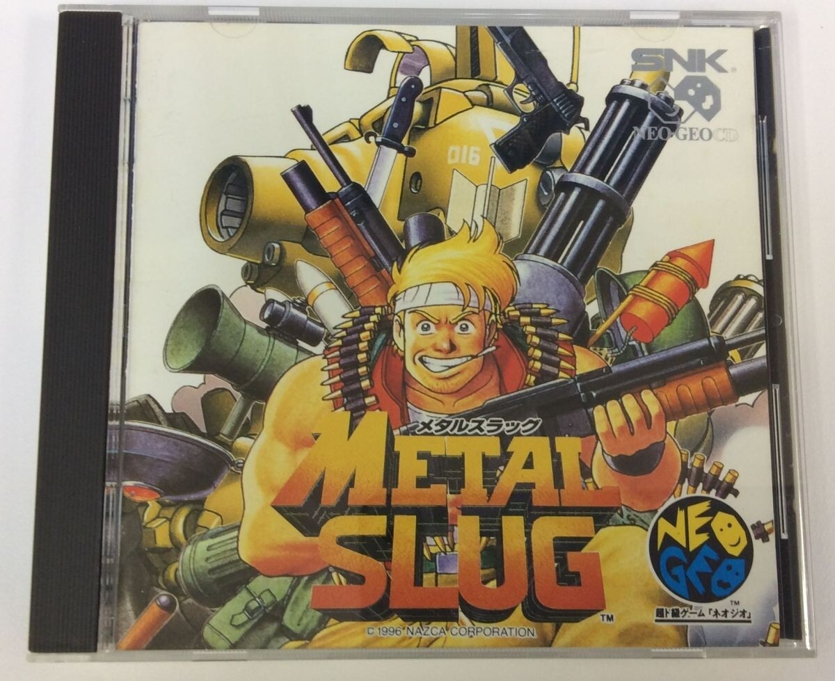 Neo Geo SNK METAL SLUG CD NGCD NGCD-201 NeoGeo 1996 with Manual