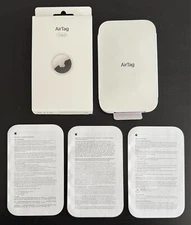 ~Apple AirTag 4 Pack Empty Box Packaging Inserts Only A2187 MX542AM/A Free Ship~