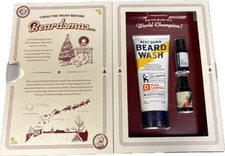 Duke Cannon Supply  The Beard That Stole Christmas 3pc Gift Set Beard Wash Oil
