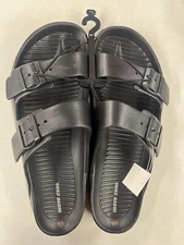 Wave Zone Men’s Black Slides Sandals Size XXL 12 NWT