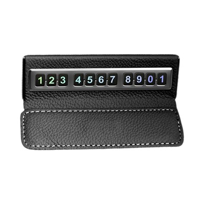 Car Temporary Parking Card Phone Number Plate Tool Vehicle Interior Accessories