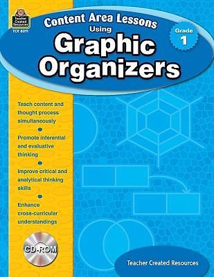 Content Area Lessons Using Graphic Organizers, Grade 1 - Paperback - NEW