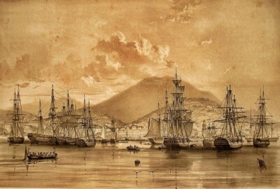 AUGUSTE ETIENNE FRANCOIS MAYER *2X3 FRIDGE MAGNETS* PAINTER FINE ART NAVAL SHIPS