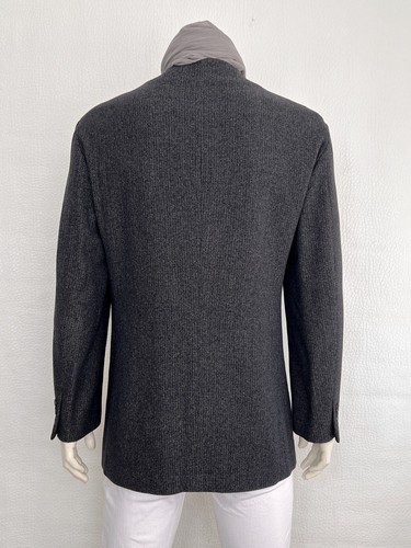 VTG Emporio Armani Unstructured Wool Mandarin Collar Jacket Immaculate condition - Picture 5 of 10