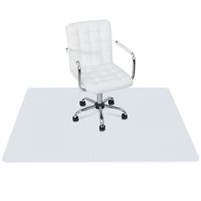 Floor Mat PVC Chair Mat Protection Floor Chairmat Soft Desk Mat 60.2 x 46.4"