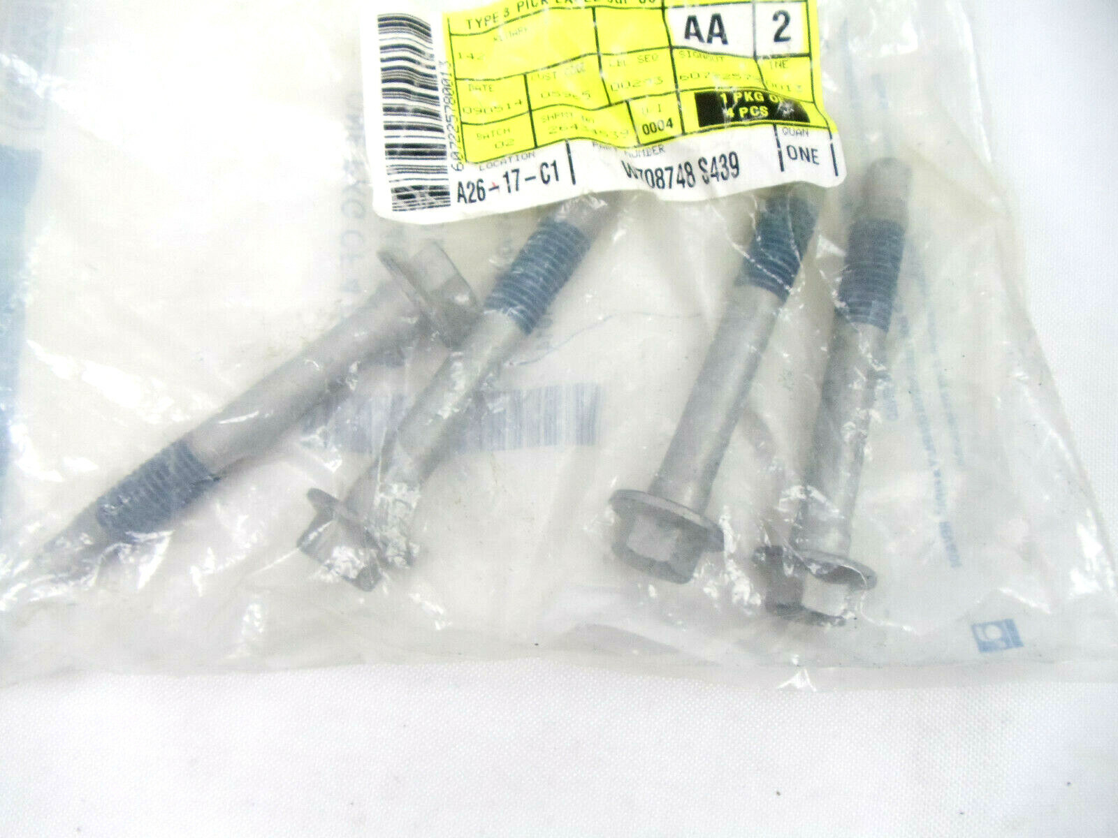 Ford W708748-S439 Bolt Pack of 4 | eBay