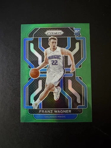 2021-22 Panini Prizm Franz Wagner RC Green Prizm HOLO #310 Orlando Magic Rookie