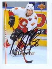 Robyn Regehr autographed Hockey Card (2007-2008 Upper Deck)