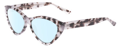 SITO SHADES SEDUCTION Cateye Blue Light Glasses White Brown Tortoise Havana 57mm