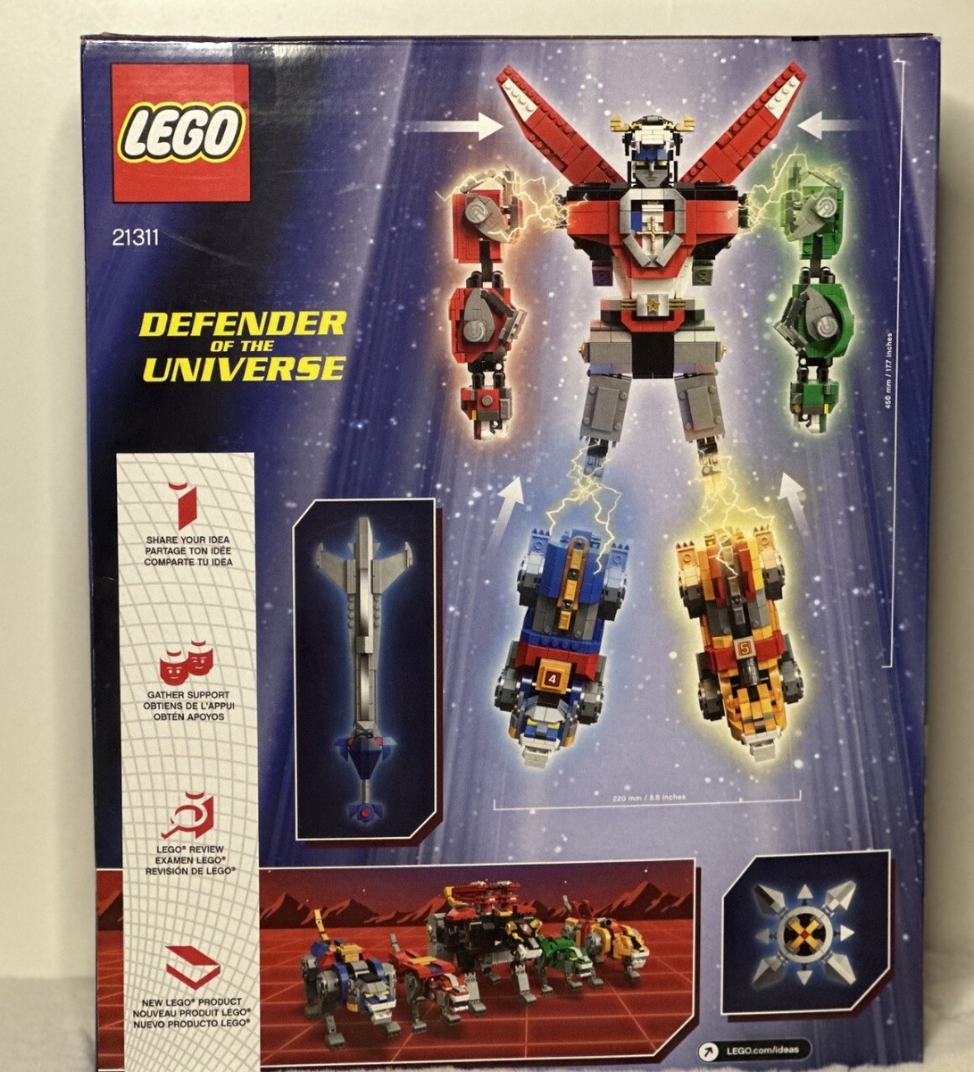 Lego 21311 Voltron Lego Dimensioni LEGO® 21311 IDEAS Voltron